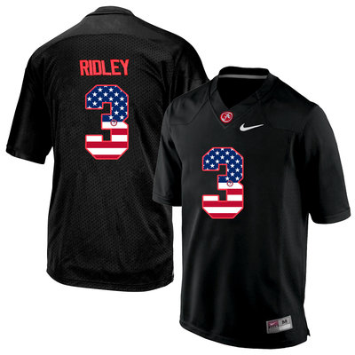 Alabama Crimson Tide 3 Calvin Ridley Black USA Flag College Limited Jersey Alabama Crimson Tide 3 Calvin Ridley Black USA Flag College Limited Jersey