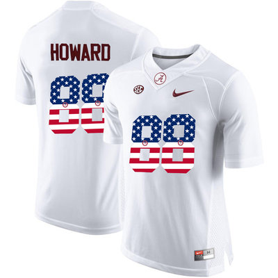 Alabama Crimson Tide 88 O.J Howard White USA Flag College Limited Jersey Alabama Crimson Tide 88 O.J Howard White USA Flag College Limited Jersey