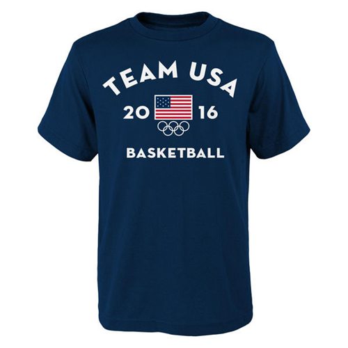 Youth Team USA Basketball Very Official National Governing Body T-Shirt Navy Youth Team USA Basketball Very Official National Governing Body T-Shirt Navy