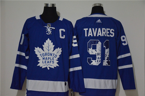 Maple Leafs 91 John Tavares Blue Adidas Fashion Jersey Maple Leafs 91 John Tavares Blue Adidas Fashion Jersey