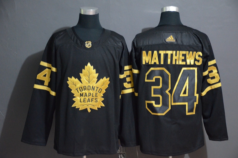 Maple Leafs 34 Auston Matthews Black Gold Adidas Jersey Maple Leafs 34 Auston Matthews Black Gold Adidas Jersey