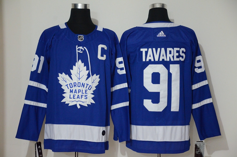 Maple Leafs 91 John Tavares Blue Adidas Jersey Maple Leafs 91 John Tavares Blue Adidas Jersey