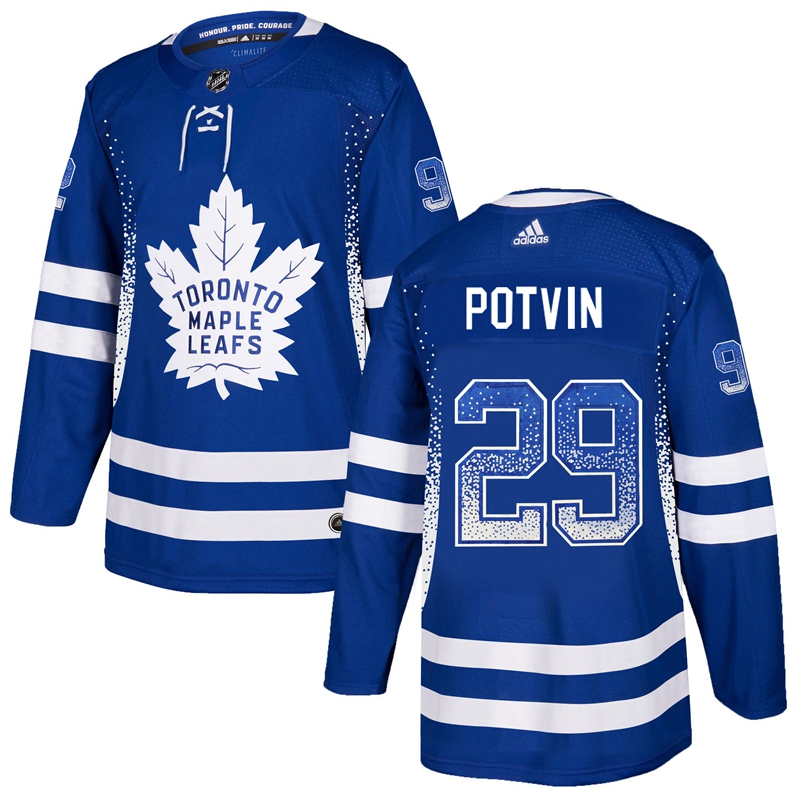 Maple Leafs 29 Felix Potvin Blue Drift Fashion Adidas Jersey Maple Leafs 29 Felix Potvin Blue Drift Fashion Adidas Jersey