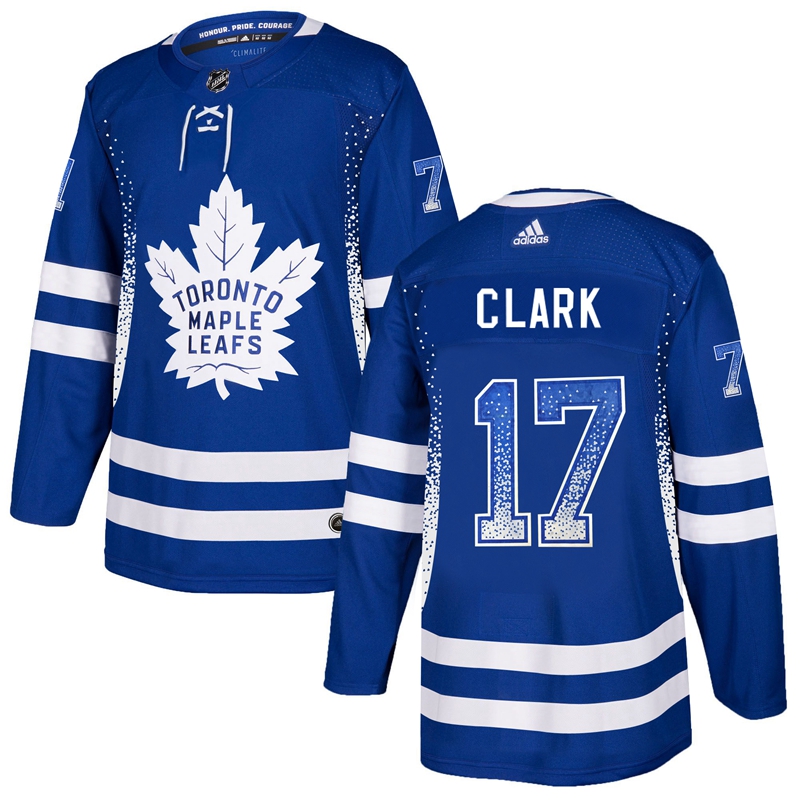 Maple Leafs 17 Wendel Clark Blue Drift Fashion Adidas Jersey Maple Leafs 17 Wendel Clark Blue Drift Fashion Adidas Jersey