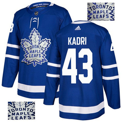 Adidas Maple Leafs #43 Nazem Kadri Blue Home Authentic Fashion Gold Stitched NHL Jersey Adidas Maple Leafs #43 Nazem Kadri Blue Home Authentic Fashion Gold Stitched NHL Jersey