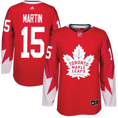 Adidas Maple Leafs #15 Matt Martin Red Team Canada Authentic Stitched NHL Jersey Adidas Maple Leafs #15 Matt Martin Red Team Canada Authentic Stitched NHL Jersey