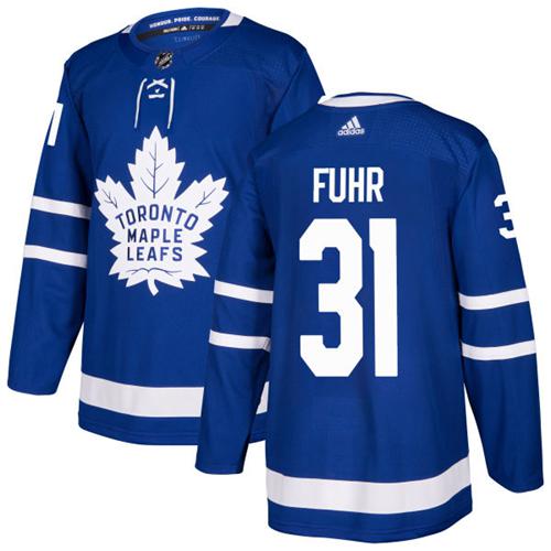 Adidas Maple Leafs #31 Grant Fuhr Blue Home Authentic Stitched NHL Jersey Adidas Maple Leafs #31 Grant Fuhr Blue Home Authentic Stitched NHL Jersey