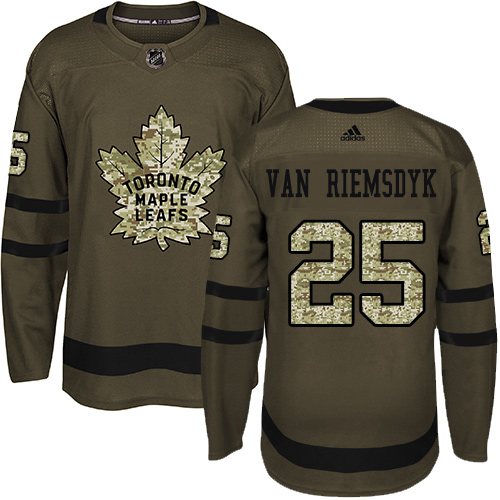 Adidas Maple Leafs #25 James Van Riemsdyk Green Salute to Service Stitched NHL Jersey Adidas Maple Leafs #25 James Van Riemsdyk Green Salute to Service Stitched NHL Jersey