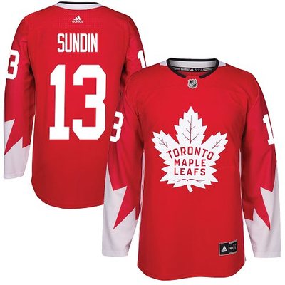 Maple Leafs #13 Mats Sundin Red Alternate Stitched NHL Jersey Maple Leafs #13 Mats Sundin Red Alternate Stitched NHL Jersey