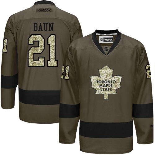 Maple Leafs #21 Bobby Baun Green Salute to Service Stitched NHL Jersey Maple Leafs #21 Bobby Baun Green Salute to Service Stitched NHL Jersey