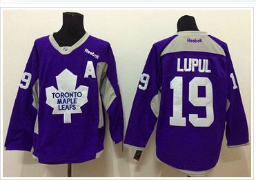 Toronto Maple Leafs #19 Joffrey Lupul Purple Hockey Fights Cancer Stitched NHL Jersey Toronto Maple Leafs #19 Joffrey Lupul Purple Hockey Fights Cancer Stitched NHL Jersey