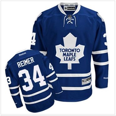 Toronto Maple Leafs #34 James Reimer Blue Stitched NHL Jersey Toronto Maple Leafs #34 James Reimer Blue Stitched NHL Jersey