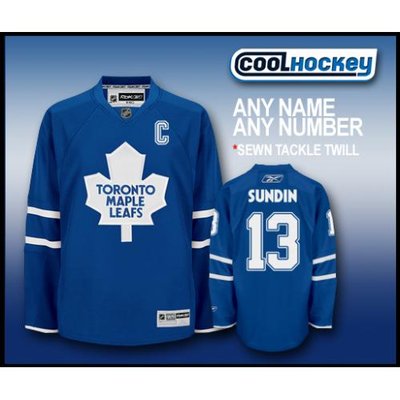 Toronto Maple Leafs SUNDIN #13 blue Rbk Jersey Toronto Maple Leafs SUNDIN #13 blue Rbk Jersey