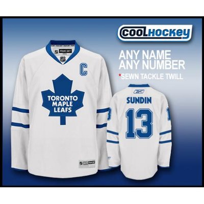 Toronto Maple Leafs SUNDIN #13 white Rbk Jersey Toronto Maple Leafs SUNDIN #13 white Rbk Jersey