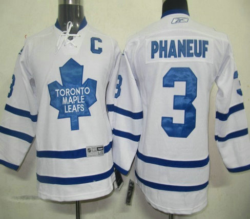 NHL Jerseys Pittaburgh Toronto Maple Leafs 3 Phaneuf White NHL Jerseys Pittaburgh Toronto Maple Leafs 3 Phaneuf White