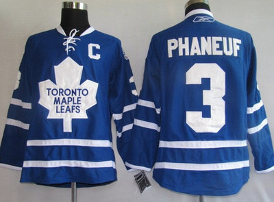 NHL Jerseys Pittaburgh Toronto Maple Leafs 3# Phaneuf blue C NHL Jerseys Pittaburgh Toronto Maple Leafs 3# Phaneuf blue C