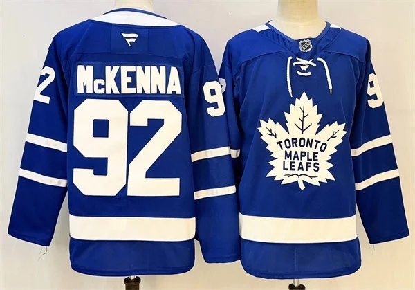Men's Toronto Maple Leafs #92 Gavin McKenna Fanatics Home Blue Premium Player Jersey