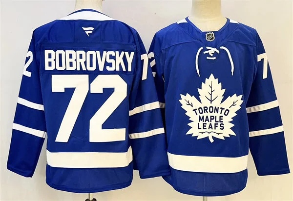 Men's Toronto Maple Leafs #72 Sergei Bobrovsky Fanatics Home Blue Premium Jersey