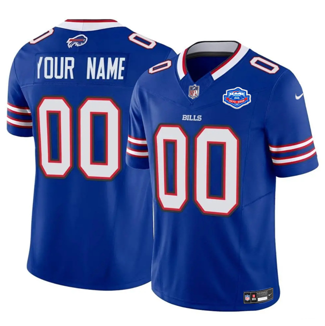 Men's Buffalo Bills Active Player Custom Blue 2025 F.U.S.E. With Farewell Patch Vapor Untouchable Limited Stitched Football Jersey Men's Buffalo Bills Active Player Custom Blue 2025 F.U.S.E. With Farewell Patch Vapor Untouchable Limited Stitched Football Jersey