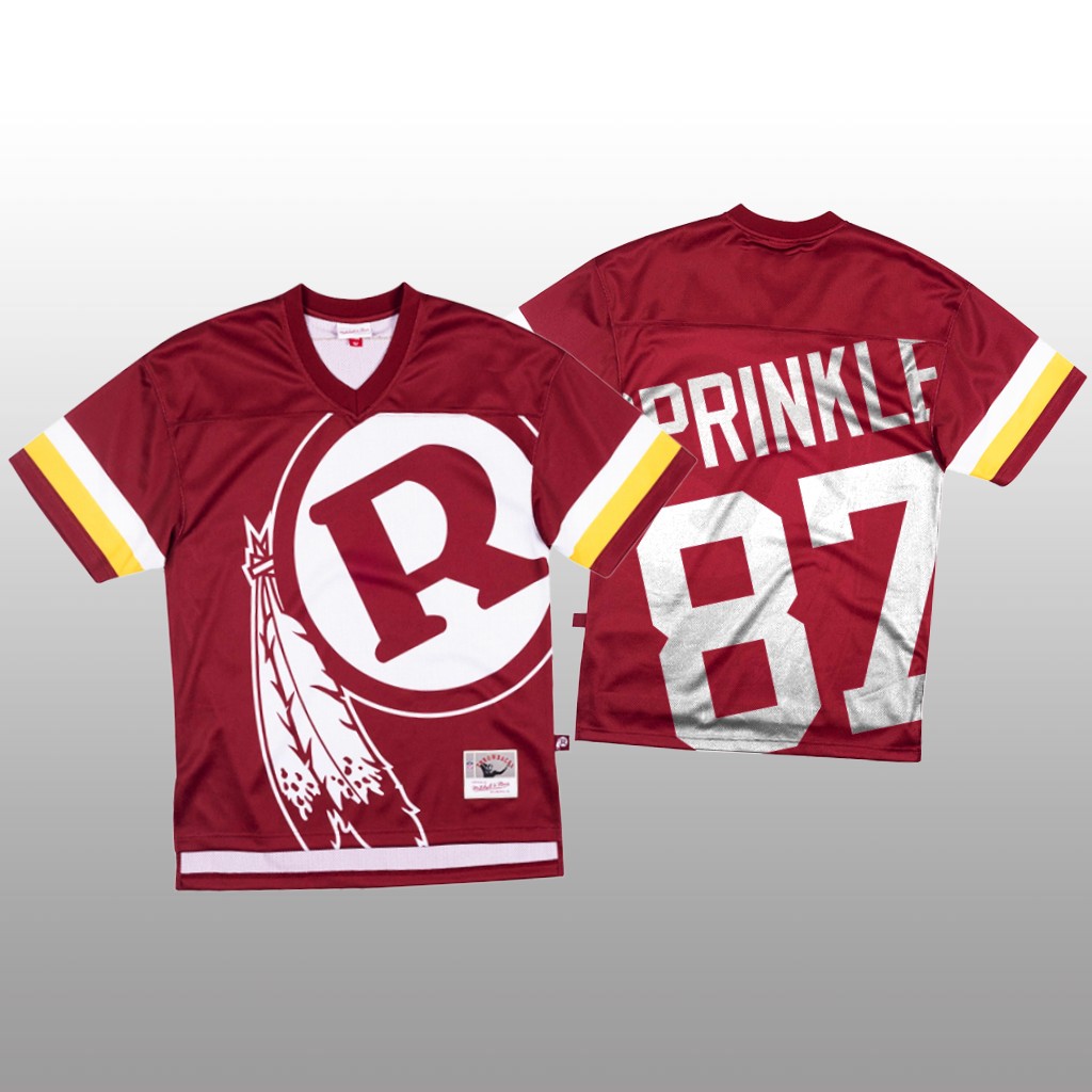 NFL Washington Redskins #87 Jeremy Sprinkle Red Men's Mitchell & Nell Big Face Fashion Limited NFL Jersey NFL Washington Redskins #87 Jeremy Sprinkle Red Men's Mitchell & Nell Big Face Fashion Limited NFL Jersey