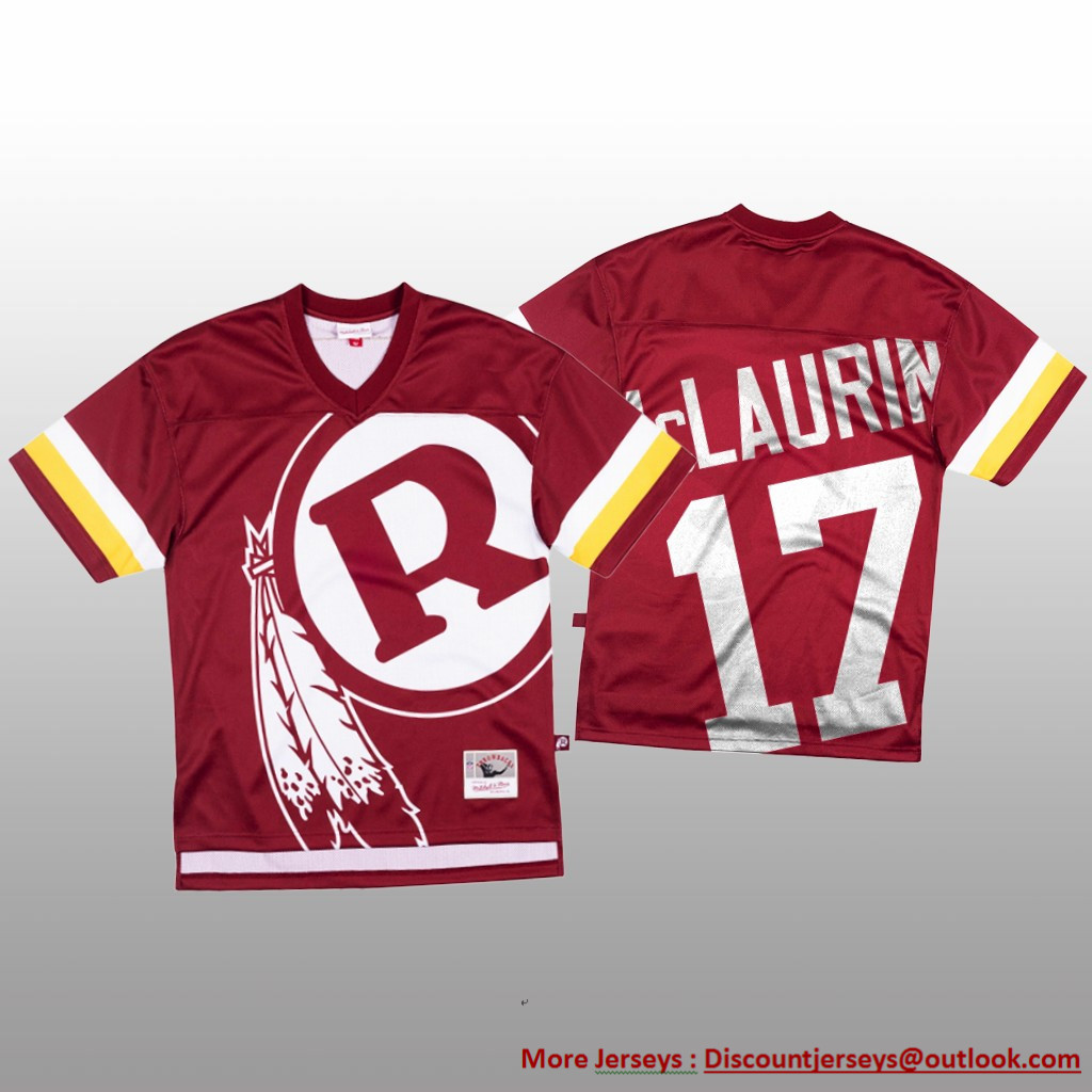 NFL Washington Redskins #17 Terry McLaurin Red Men's Mitchell & Nell Big Face Fashion Limited NFL Jersey NFL Washington Redskins #17 Terry McLaurin Red Men's Mitchell & Nell Big Face Fashion Limited NFL Jersey