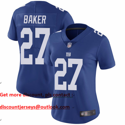Giants #27 Deandre Baker Royal Blue Team Color Women's Stitched Football Vapor Untouchable Limited Jersey Giants #27 Deandre Baker Royal Blue Team Color Women's Stitched Football Vapor Untouchable Limited Jersey