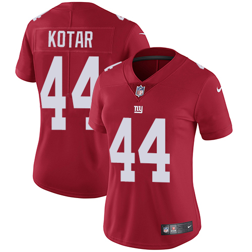 Nike Giants #44 Doug Kotar Red Alternate Women's Stitched NFL Vapor Untouchable Limited Jersey Nike Giants #44 Doug Kotar Red Alternate Women's Stitched NFL Vapor Untouchable Limited Jersey