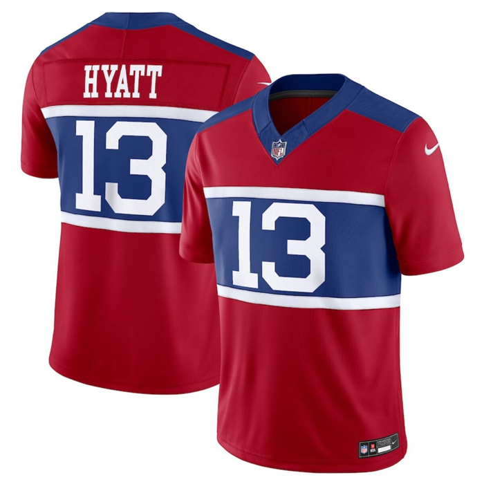 Youth New York Giants #13 Jalin Hyatt Century Red Alternate Vapor F.U.S.E. Limited Stitched Football Jersey Youth New York Giants #13 Jalin Hyatt Century Red Alternate Vapor F.U.S.E. Limited Stitched Football Jersey