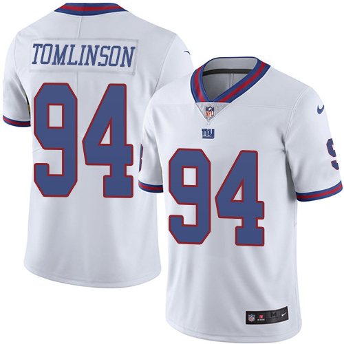 Nike Giants #94 Dalvin Tomlinson White Youth Stitched NFL Limited Rush Jersey Nike Giants #94 Dalvin Tomlinson White Youth Stitched NFL Limited Rush Jersey