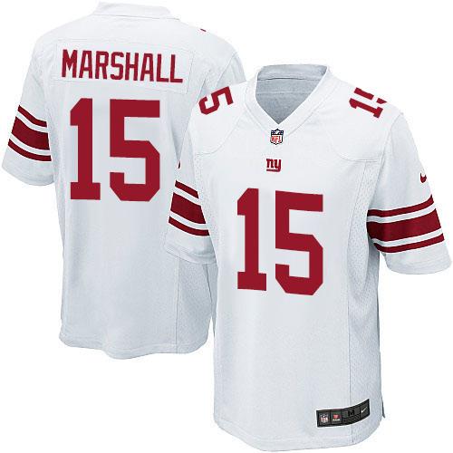 Nike Giants #15 Brandon Marshall White Youth Stitched NFL Elite Jersey Nike Giants #15 Brandon Marshall White Youth Stitched NFL Elite Jersey