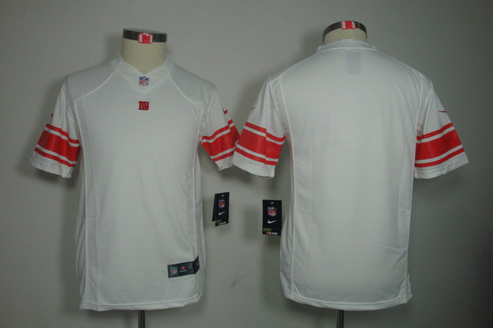 NEW NFL Youth New York Giants Blank White Jerseys