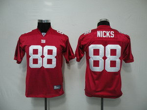 New York Giants 88 Hakeem Nicks Red Kids Jerseys