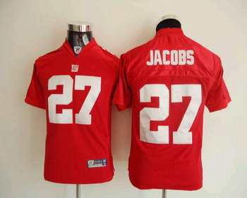 Youth Jerseys New York Giants 27 Brandon Jacobs Red