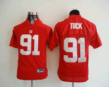 Youth Jerseys New York Giants 91 Justin Tuck Red