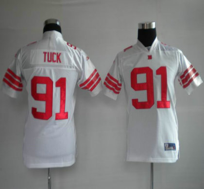Youth Jerseys New York Giants 91 Justin Tuck White