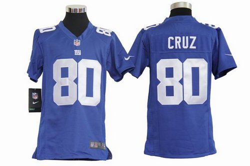 Nike youth nfl new york giants #80 Victor cruz blue Jerseys