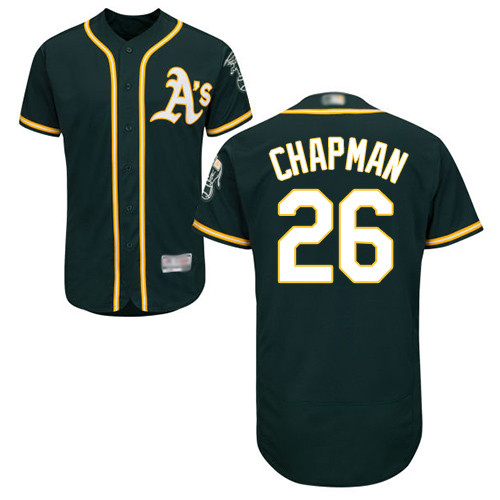 Athletics #26 Matt Chapman Green Flexbase Authentic Collection Stitched Baseball Jersey Athletics #26 Matt Chapman Green Flexbase Authentic Collection Stitched Baseball Jersey