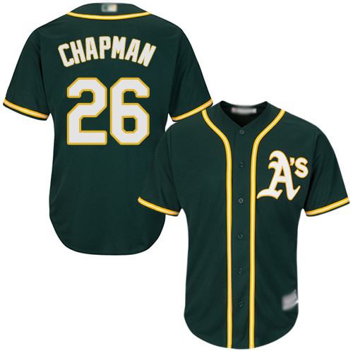 Athletics #26 Matt Chapman Green New Cool Base Stitched Baseball Jersey Athletics #26 Matt Chapman Green New Cool Base Stitched Baseball Jersey