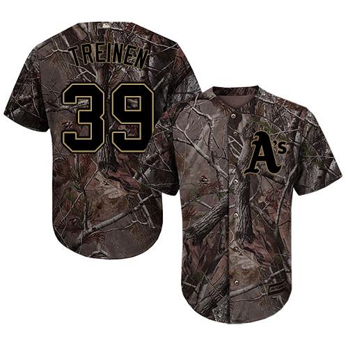 Athletics #39 Blake Treinen Camo Realtree Collection Cool Base Stitched Baseball Jersey Athletics #39 Blake Treinen Camo Realtree Collection Cool Base Stitched Baseball Jersey