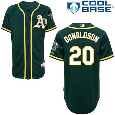 Oakland Athletics #20 Josh Donaldson Green Cool Base Baseball Jersey Oakland Athletics #20 Josh Donaldson Green Cool Base Baseball Jersey