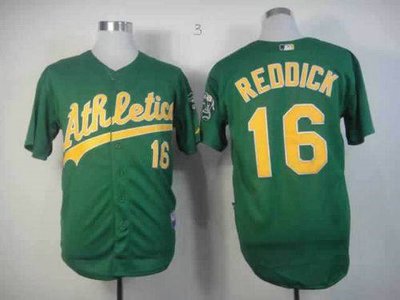 Oakland Athletics #16 Josh Reddick Green Cool Base Baseball Jersey Oakland Athletics #16 Josh Reddick Green Cool Base Baseball Jersey