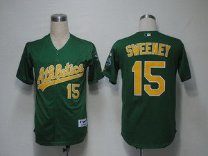 MLB Jerseys Oakland Athletics 15 Sweeney Green MLB Jerseys Oakland Athletics 15 Sweeney Green