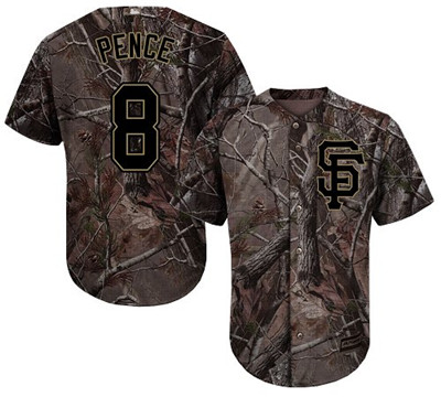 Giants #8 Hunter Pence Camo Realtree Collection Cool Base Stitched Youth Baseball Jersey Giants #8 Hunter Pence Camo Realtree Collection Cool Base Stitched Youth Baseball Jersey