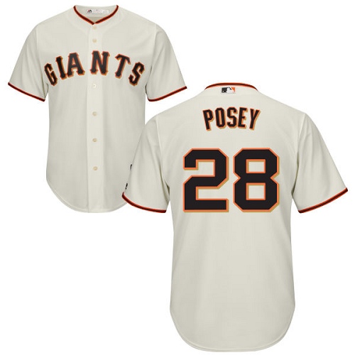 Giants #28 Buster Posey Cream Stitched Youth MLB Jersey Giants #28 Buster Posey Cream Stitched Youth MLB Jersey