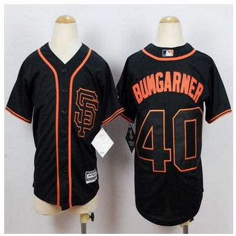 Youth San Francisco Giants #40 Madison Bumgarner Black Cool Base Stitched Baseball Jersey Youth San Francisco Giants #40 Madison Bumgarner Black Cool Base Stitched Baseball Jersey