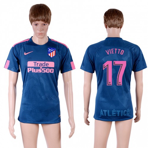 Atletico Madrid #17 Vietto Sec Away Soccer Club Jersey
