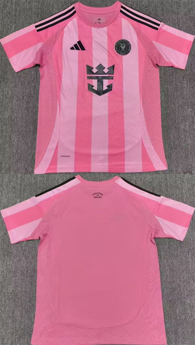 Men's Inter Miami CF Blank 2025 Pink Home Soccer Jersey 2 Men's Inter Miami CF Blank 2025 Pink Home Soccer Jersey 2