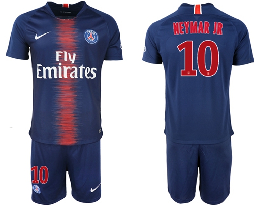 Paris Saint-Germain #10 Neymar Jr Home Soccer Club Jersey Paris Saint-Germain #10 Neymar Jr Home Soccer Club Jersey