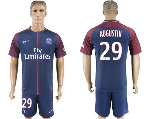 Paris Saint-Germain #29 Augustin Home Soccer Club Jersey Paris Saint-Germain #29 Augustin Home Soccer Club Jersey