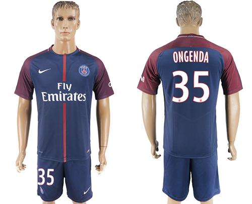 Paris Saint-Germain #35 Ongenda Home Soccer Club Jersey Paris Saint-Germain #35 Ongenda Home Soccer Club Jersey